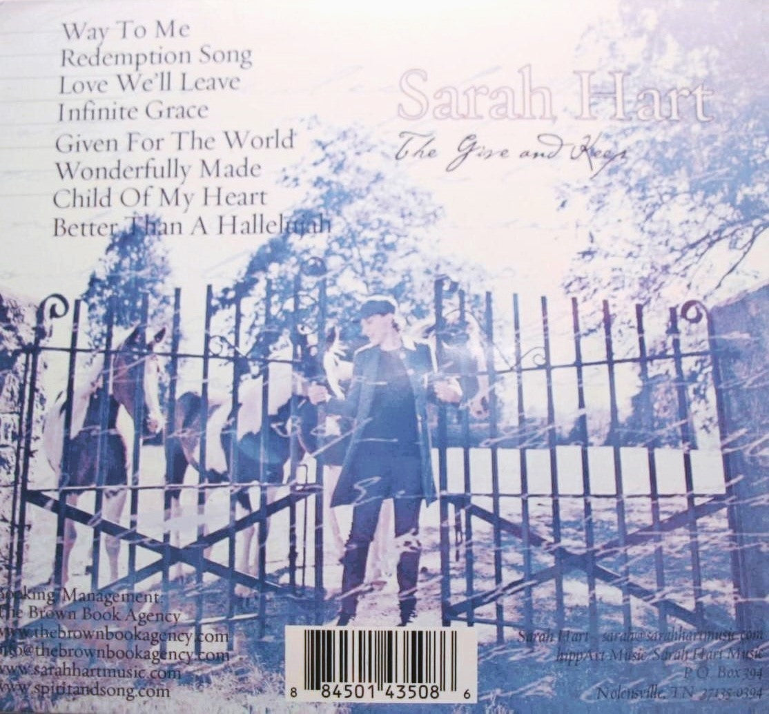 Sarah Hart - The Give and Keep - Music CD