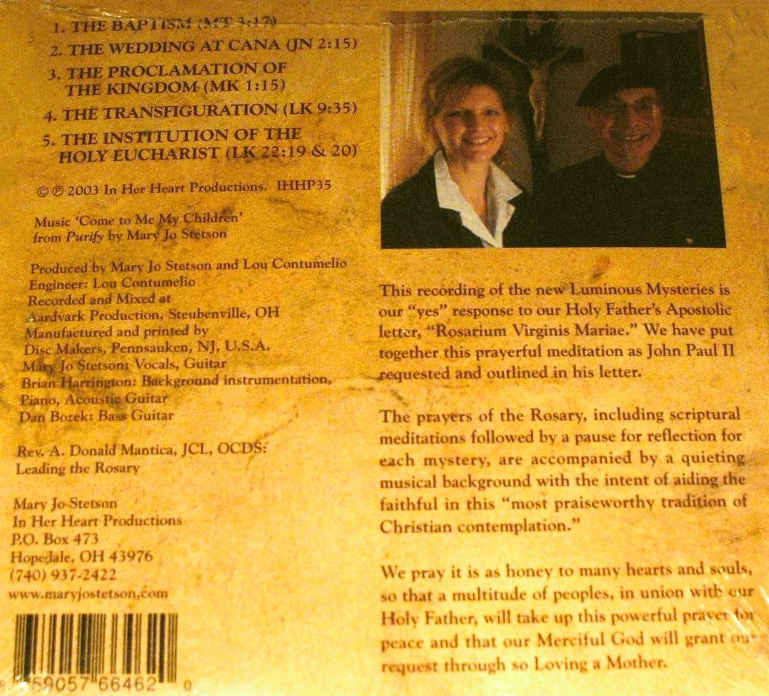 Mary Jo Stetson - The Luminous Mysteries of the Rosary CD