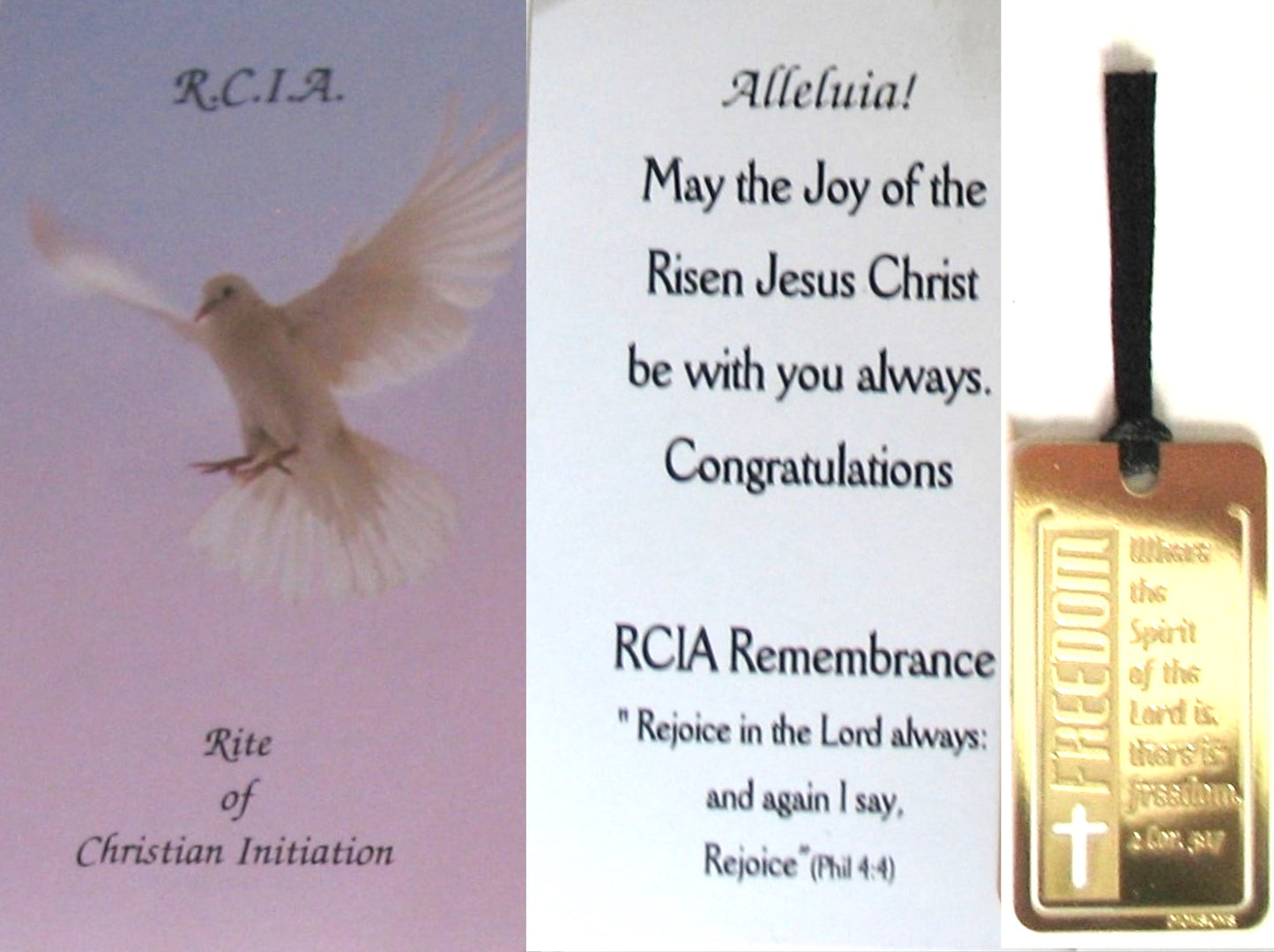 RCIA Remembrance - Freedom Metal Bookmark