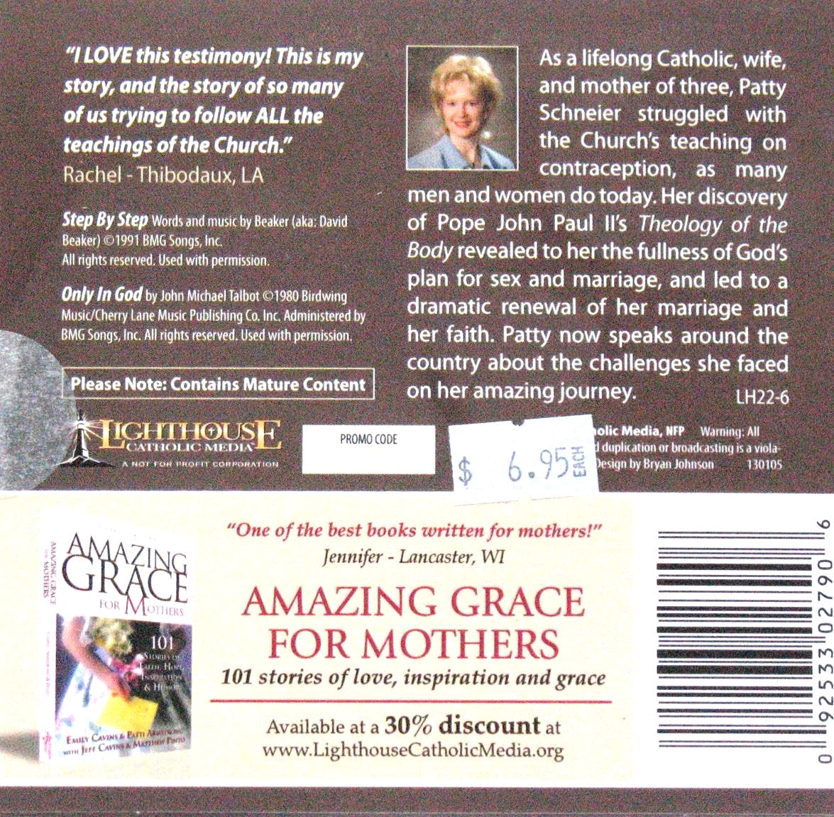 Prove it, God ... and He did - CD Talk by Patty Schneier (Contraception /Theology of the Body)