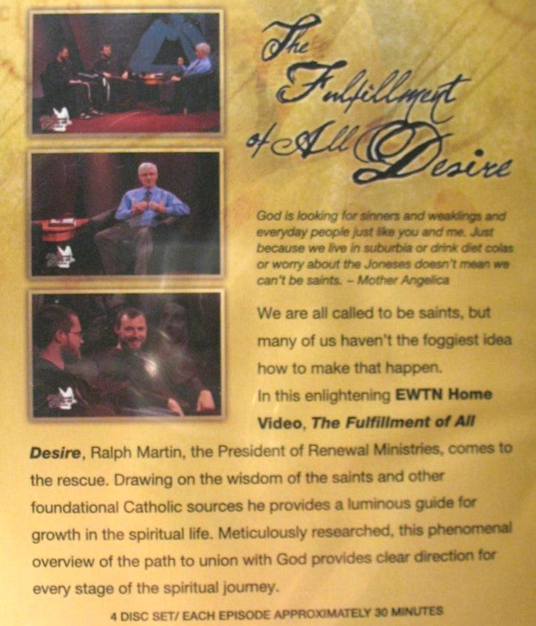 Ralph Martin: The Fulfillment of All Desire - DVD (4 DVD set)