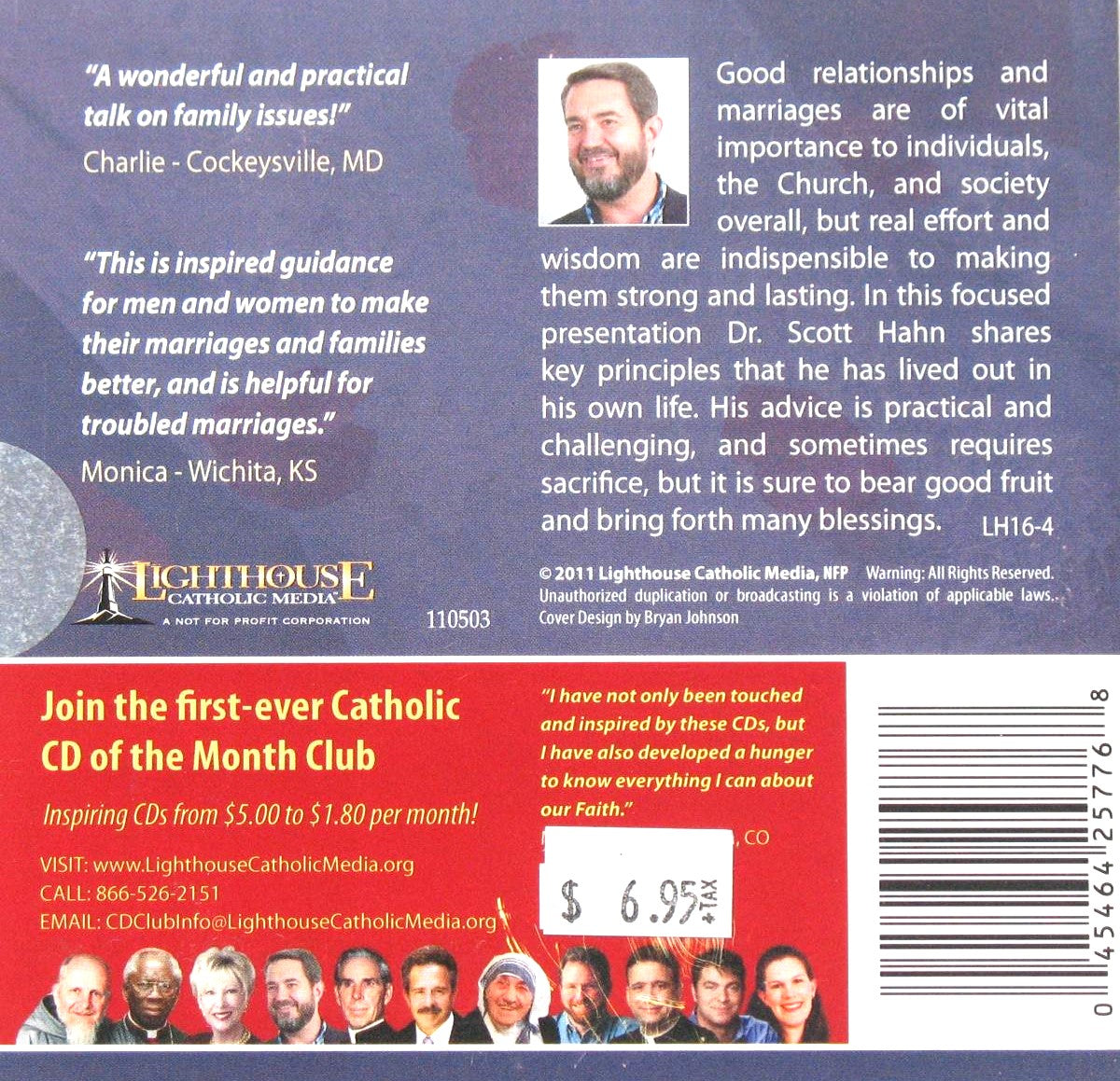 Marriage and Family : Love Unveiled - CD Talk by Dr. Scott Hahn