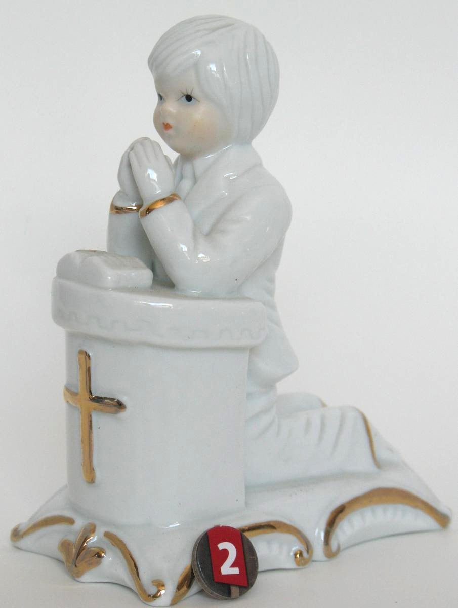 First Communion Boy Figurine - Style 2