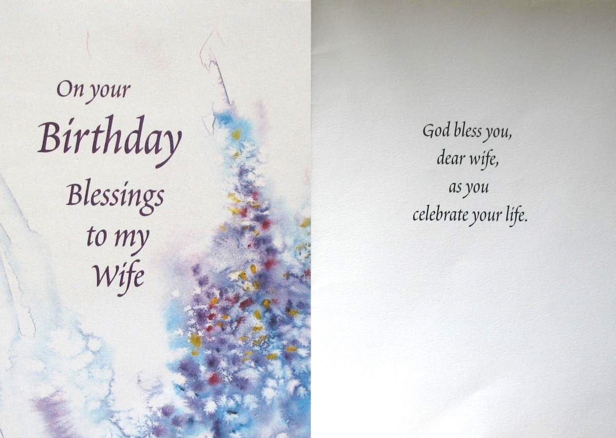 Wife Birthday Greeting Card