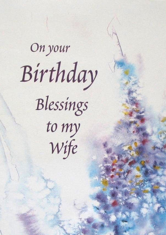 Wife Birthday Greeting Card