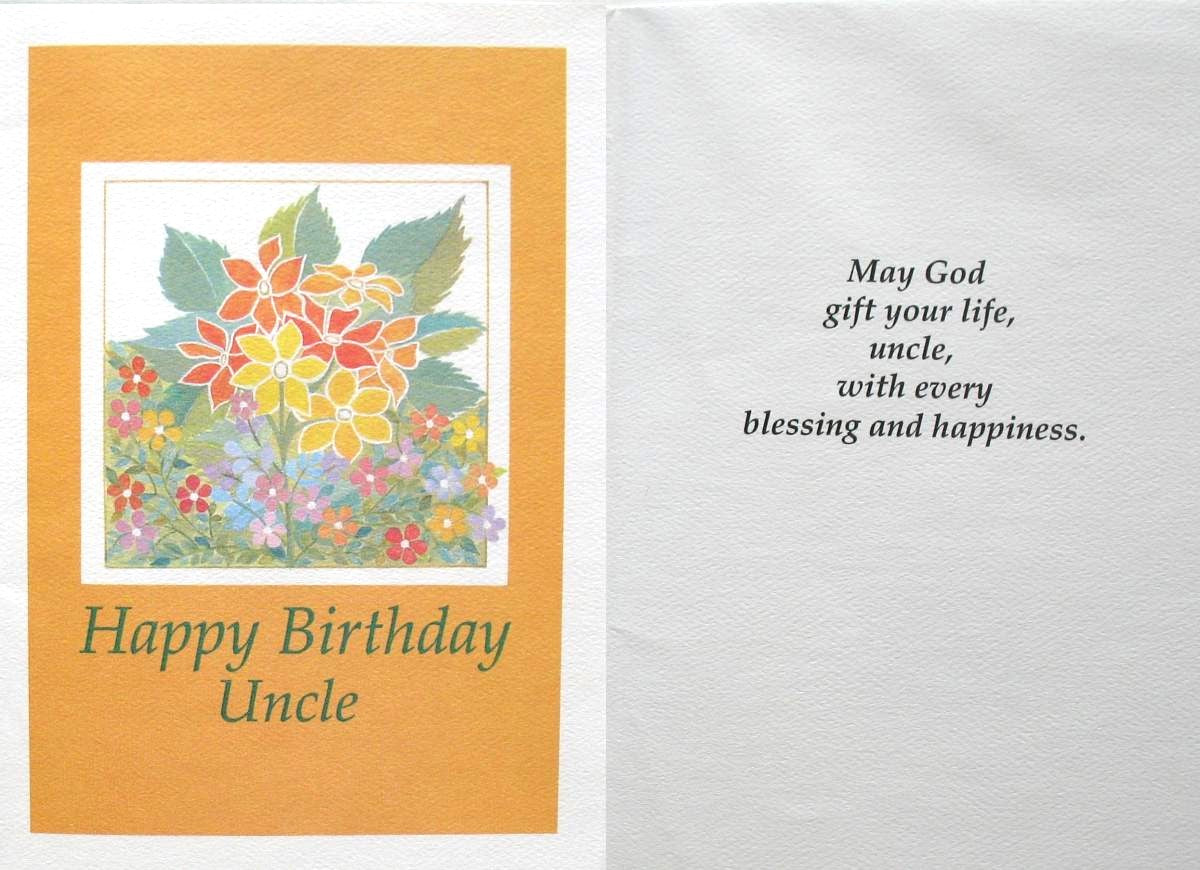 Uncle Birthday Greeting Card