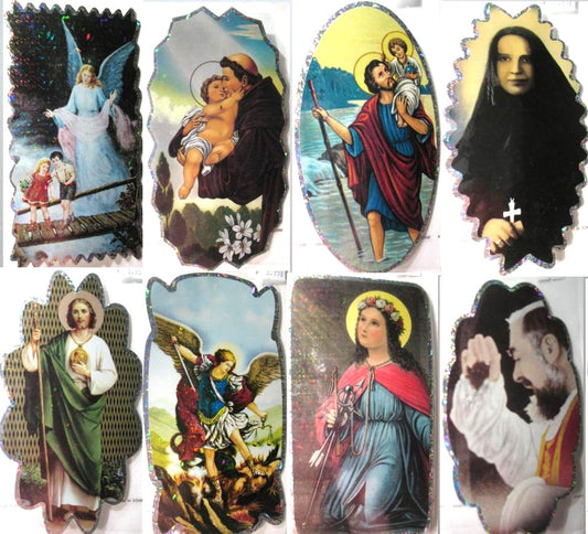 Laser Stickers - Guardian Angel & Saints