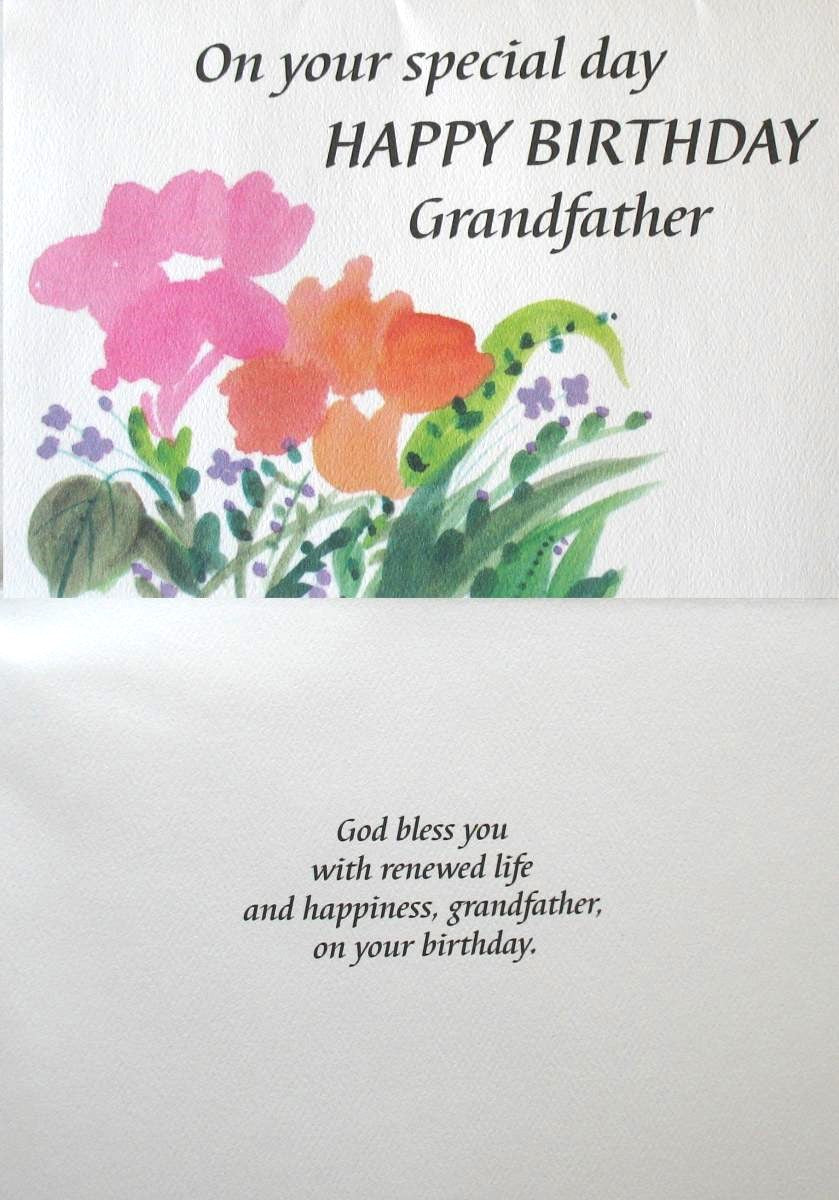 Grandfather Birthday Greeting Card