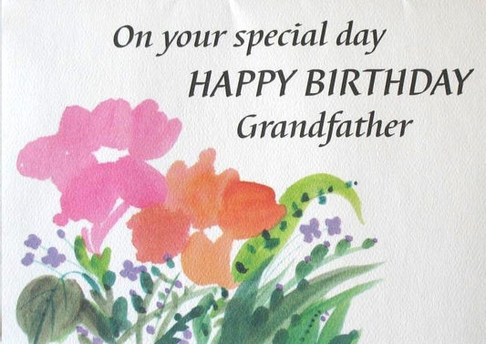 Grandfather Birthday Greeting Card