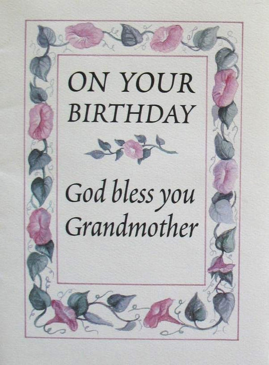 Grandmother Birthday Greeting Card