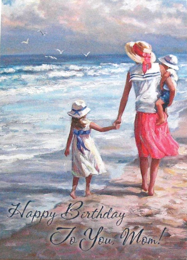 Mom Birthday Greeting Card by Legacy with Deluxe Envelope