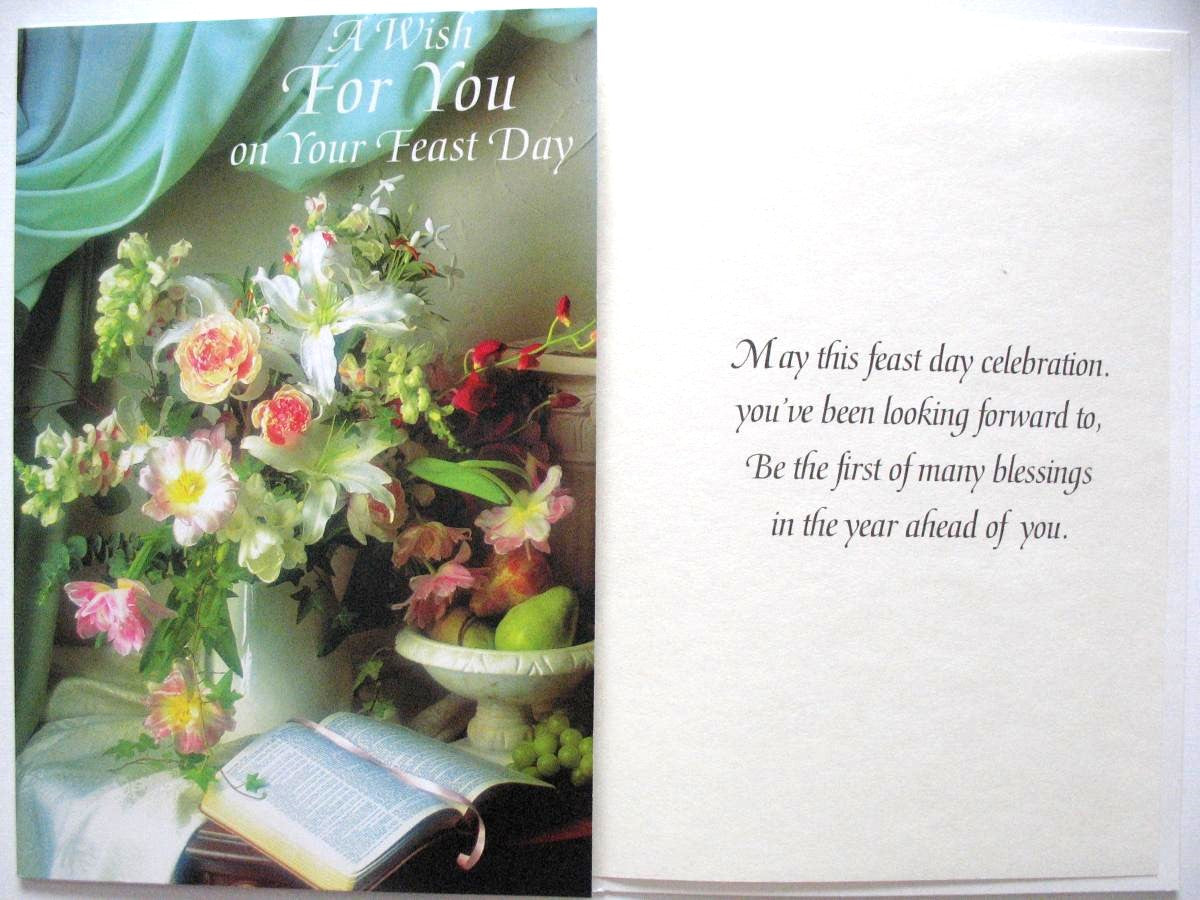 Feast Day Greeting Card