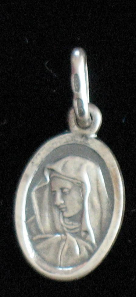 Mary - Sterling Silver Medal