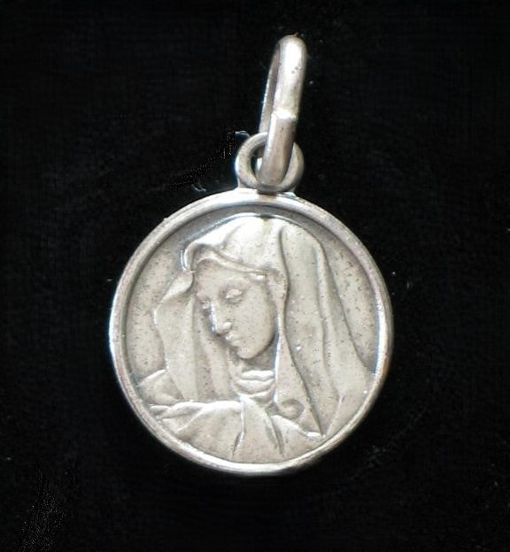 Mary - Sterling Silver Medal