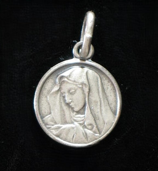 Mary - Sterling Silver Medal