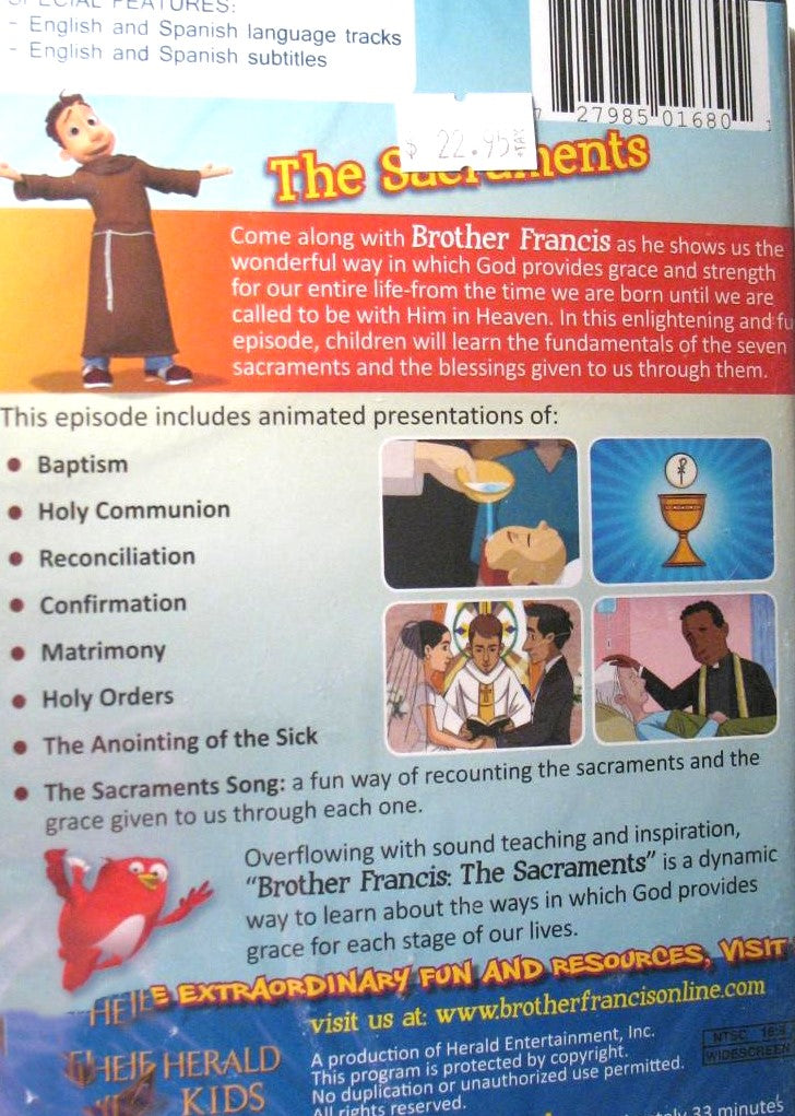 The Sacraments- The Grace within God's Gifts - Brother Francis DVD (12)