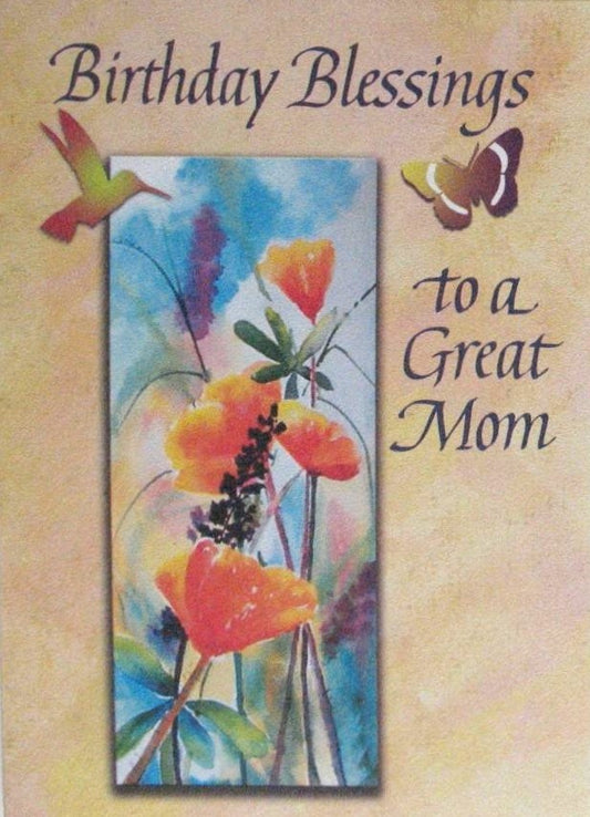 Mom Birthday Greeting Card