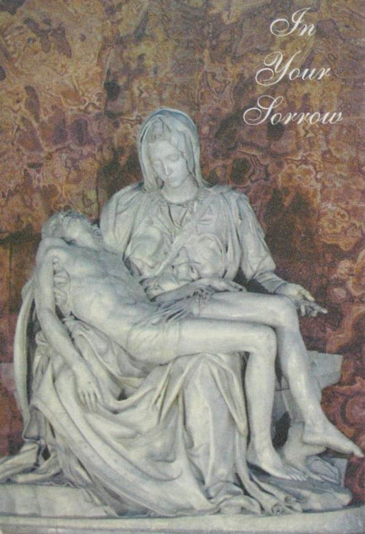 Pieta Sympathy Greeting Card