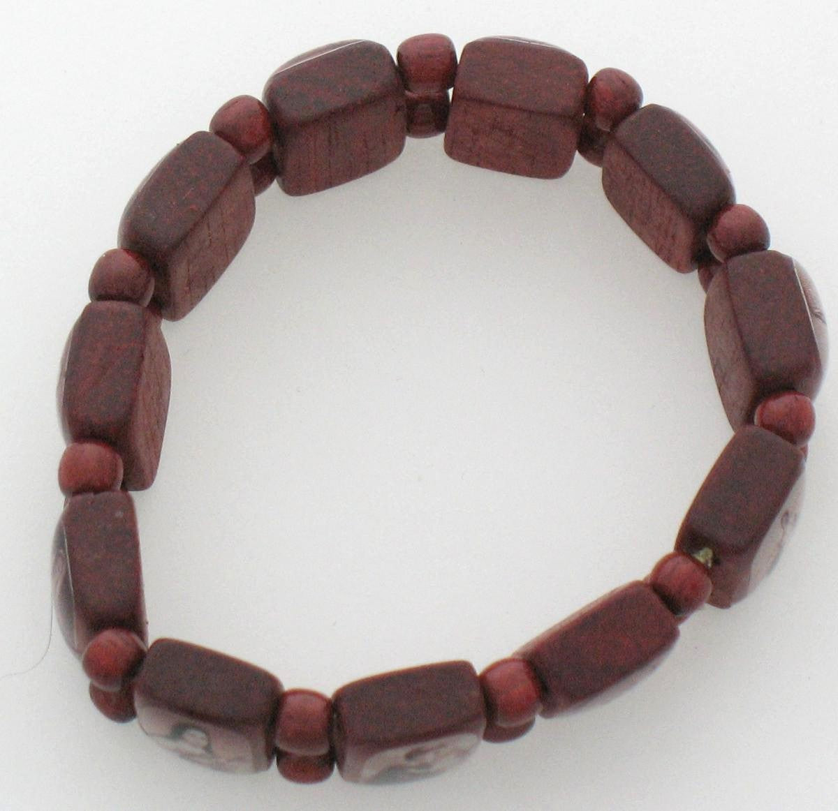 Wood Saint Bracelet Small - Stretch