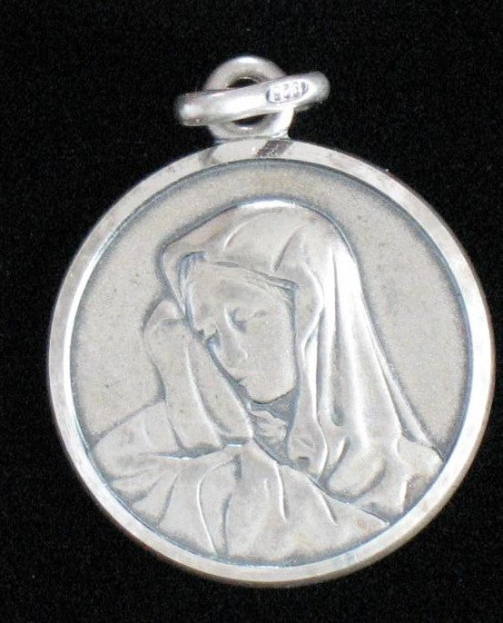 Mary - Sterling Silver Medal