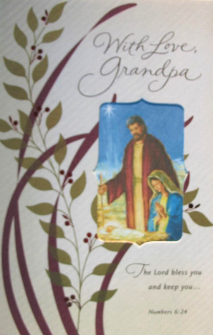 Christmas Greeting Card - To Grandpa