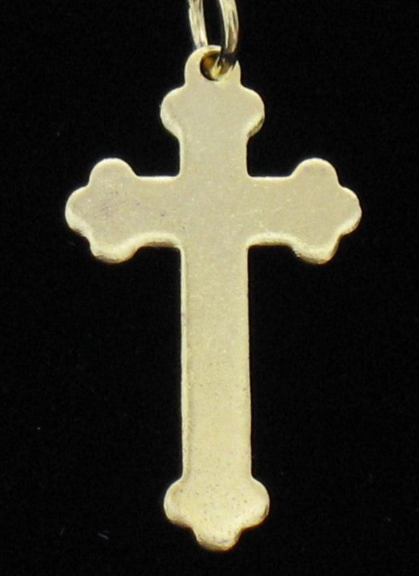 Inexpensive Gold Colour Cross / Crucifix