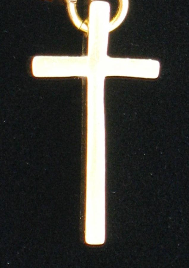 Inexpensive Gold Colour Cross / Crucifix