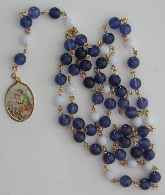 Chaplet - St. Joseph with Semi-precious Beads