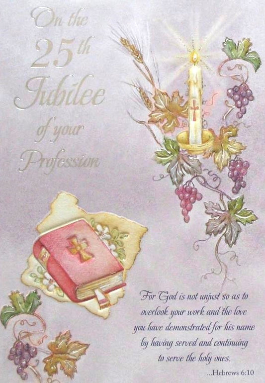 Silver (25th) Jubilee of Your Profession