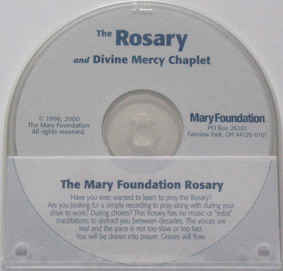 The Rosary & Divine Mercy Chaplet - CD