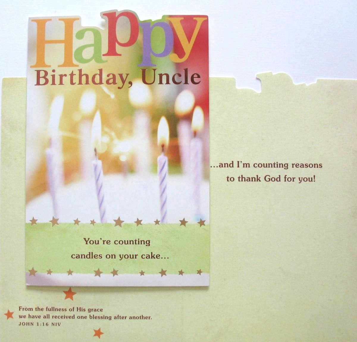 Uncle Birthday Greeting Card