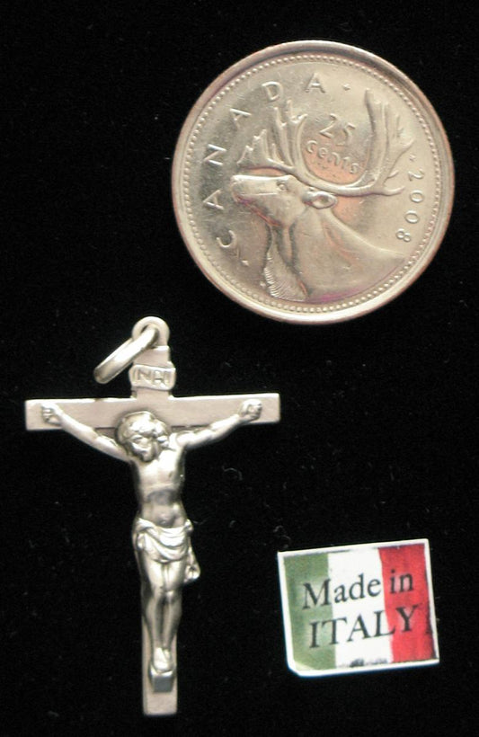Crucifix - Sterling Silver Large Gothic Style