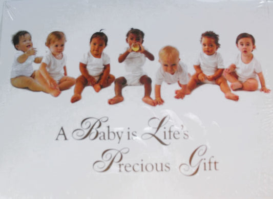 A Baby is Life's Precious Gift -package of 10 cards & envelopes - Blank Inside