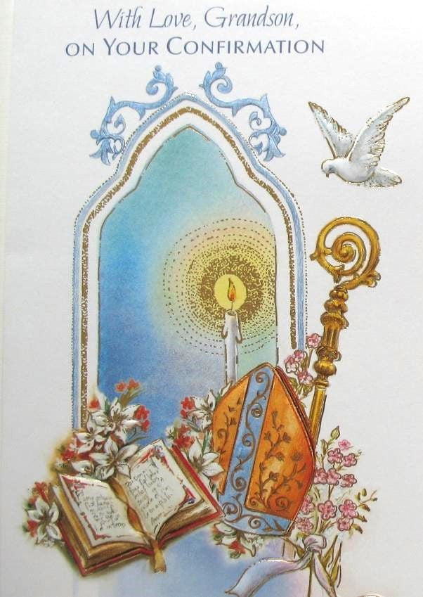 Grandson Confirmation Greeting Card