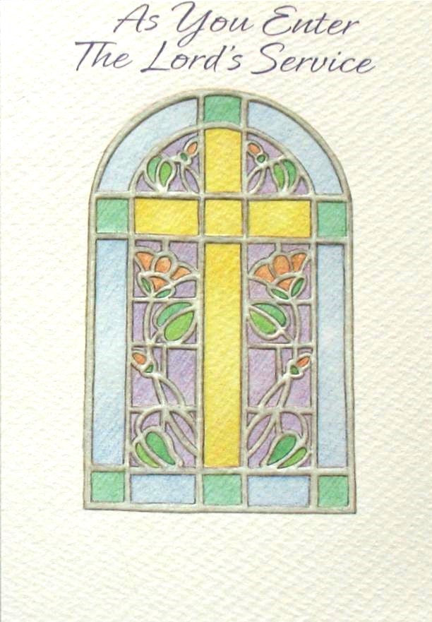 Enter God's Service Greeting Card