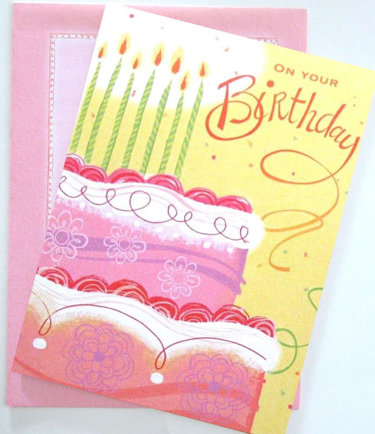 Birthday Greeting Card by Legacy with Deluxe Envelope