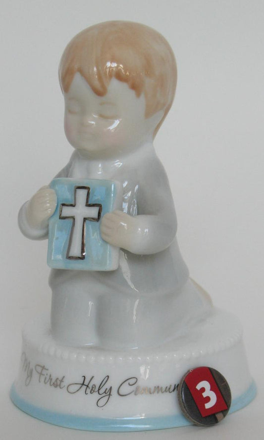 First Communion Boy Figurine Style 3