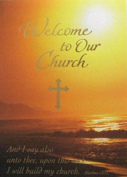Welcome to Our Church  Greeting Card- Individual or Package of 10