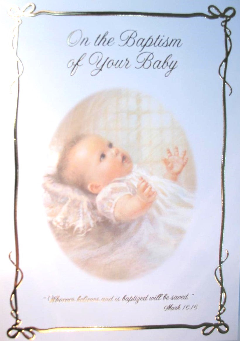 Baptism of Your Baby Greeting Card