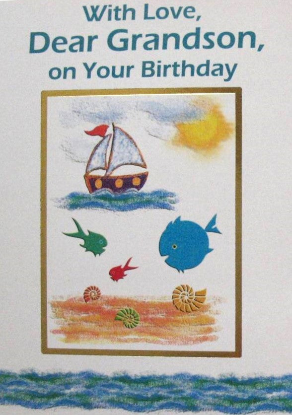 Grandson Birthday Greeting Card