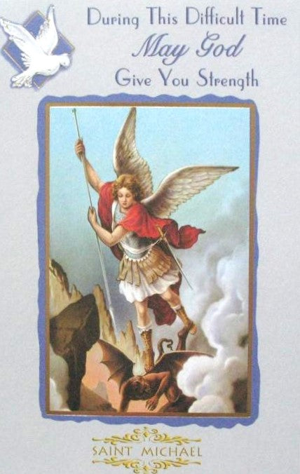 Encouragement Greeting Card - St. Michael the Archangel