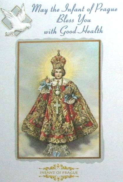 Infant of Prague - Get Well Greeting Card