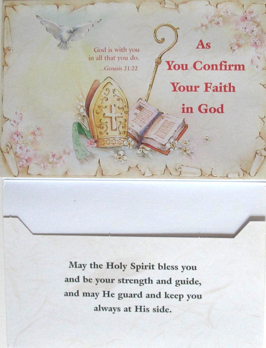 Confirmation Greeting Card