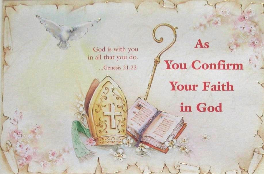 Confirmation Greeting Card