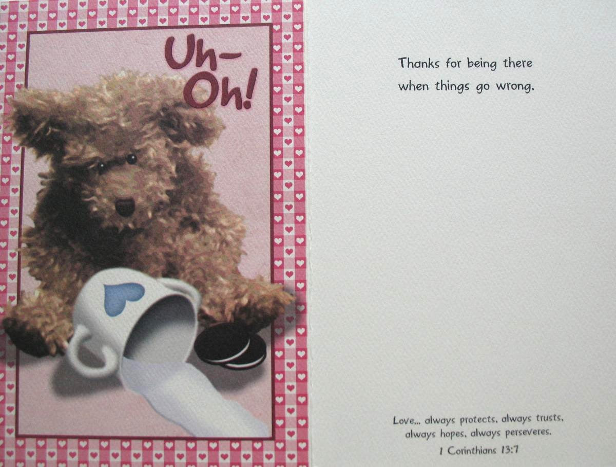 Thanks for Being There Greeting Card