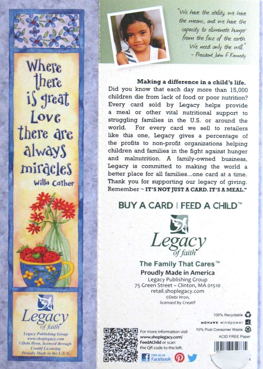 Anniversary Greeting Card - Legacy Bookmark