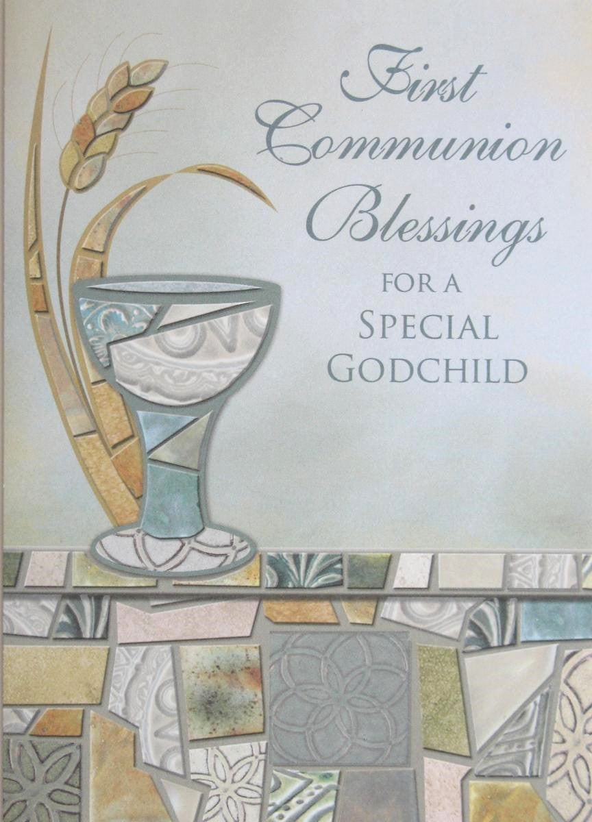 Godchild First Communion Greeting Card