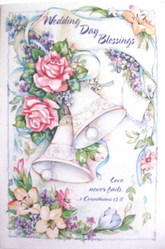 Wedding Day Blessings Greeting Card