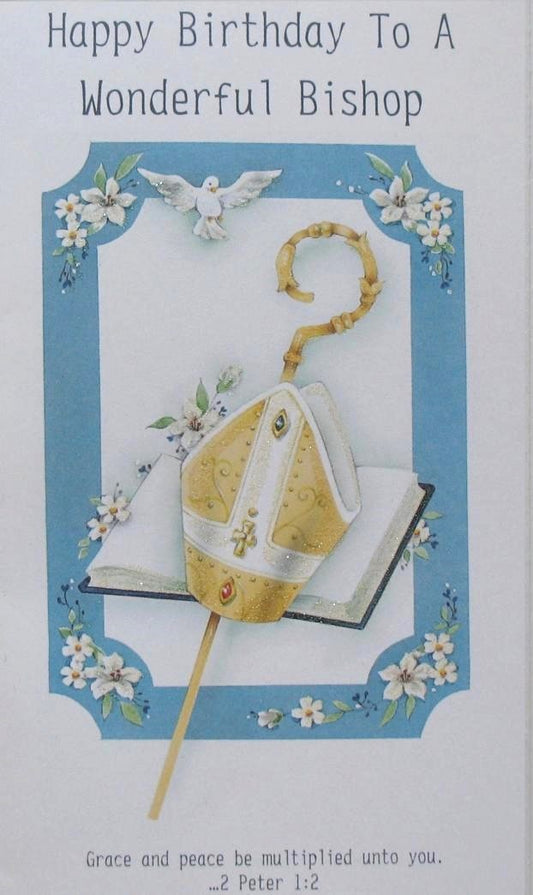 Bishop Birthday Greeting Card