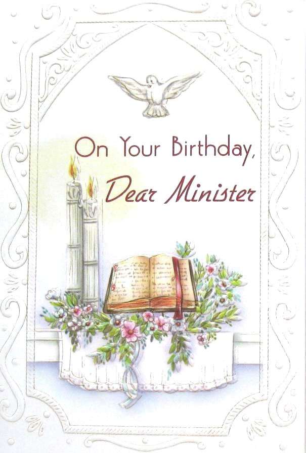 Minister Birthday Greeting Card